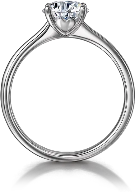  Ring Png Diamant Taille Emeraude Carats Wedding Ring Transparent Background