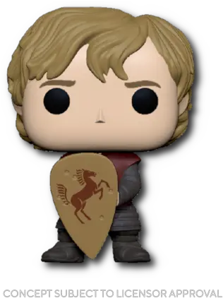  Game Of Thrones Tyrion W Shield Pop Vinyl Figure Funko Pop Tyrion With Shield Png Robb Stark Icon