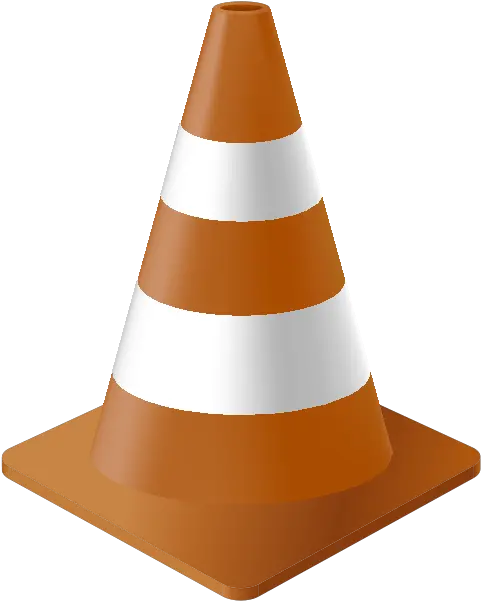  Brown Traffic Cone Vector Data For Free Svgvectorpublic Vertical Png Media Player Icon Vector