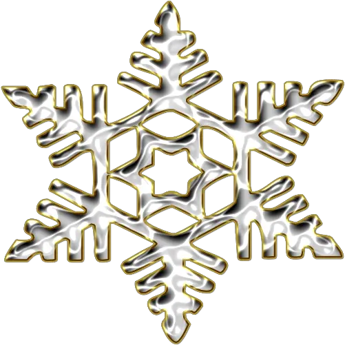  Snowflakepng Greenfield Public Schools Decorative Gold Snowflakes Png