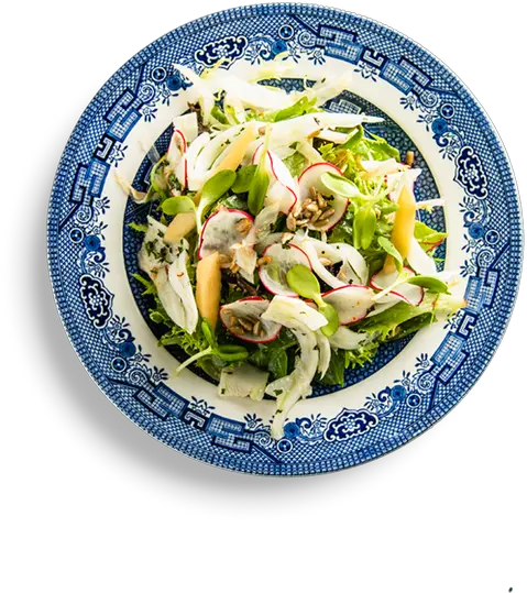  The Evelyn Blue Willow Png Salad Transparent