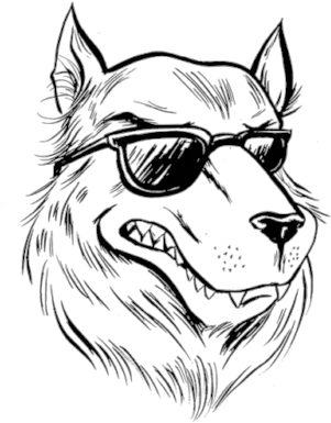  Mike Hindert Sketch Png Wolf Logo