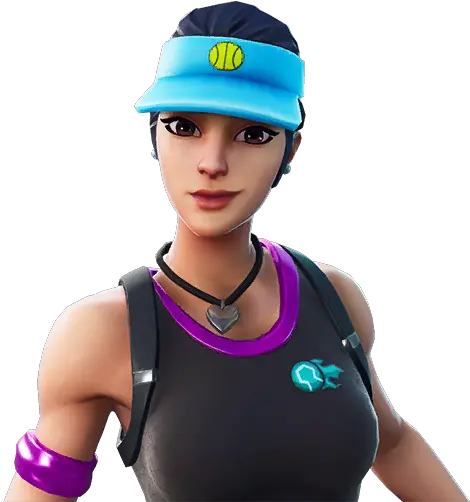  New Leaked Upcoming Fortnite Tennis Themed Skin And Back Volley Girl Fortnite Skin Png Fortnite Images Png