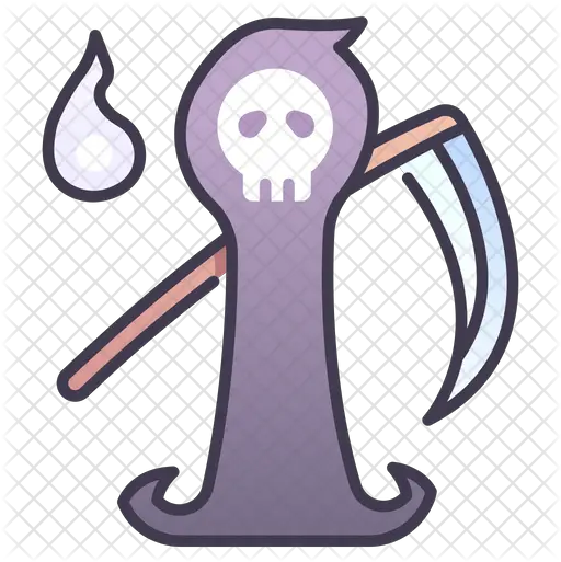  Reaper Icon Of Colored Outline Style Dot Png Reaper Png