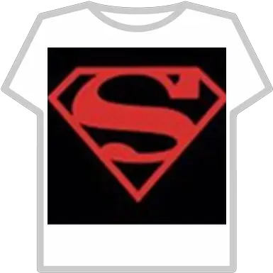  Black Superman Logo Nike Shirt For Roblox Png Black And Red Superman Logo