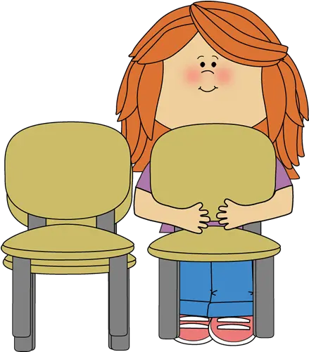  Girl Classroom Chair Stacker Clip Art Girl Classroom Chair Chair Stacker Clipart Png School Chair Png