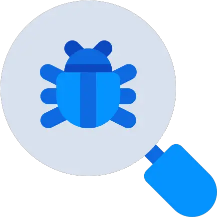  Bug Danger Internet Malware Search Internet Virus Icon Png Blue Search Icon