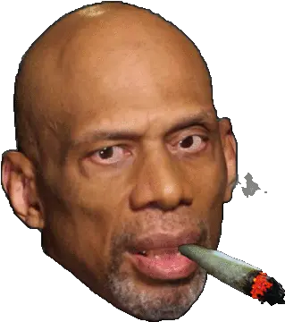  Kareem Abdul Jabbar Used To Smoke Pot Lakersgifs Animated Kareem Abdul Jabbar Smoking Png Smoke Gif Png