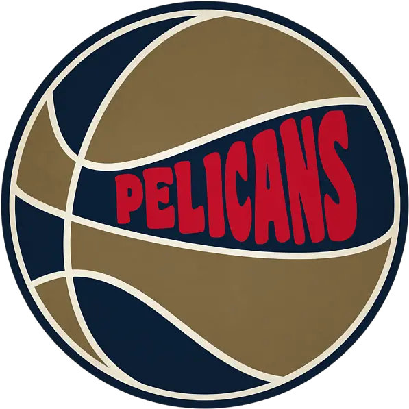  New Orleans Pelicans Retro Shirt T Logo Golden State Warriors Ball Png New Orleans Pelicans Logo Png