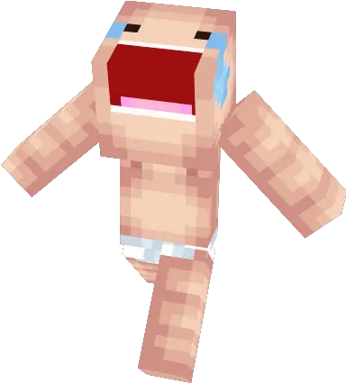  Crying Baby Re Colored Previewer Not Updated Minecraft Skin Baby Crying Minecraft Skin Png Baby Crying Png