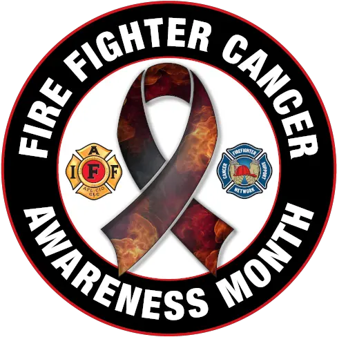  Fire Fighter Cancer Awareness Month Iaff Cancer Png Breath Of Fire 3 Icon