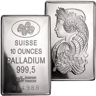  10 Oz Palladium Bar Png Metal