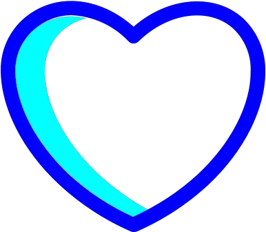  Blue Like Vector Icons Free Download In Svg Png Format Blue Heart I Con Like Icon