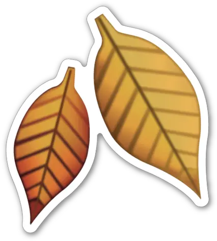  Download Fallen Leaf Emoji Emoticons Emojis Smileys Hojas De Otoño Emoji Png Emojis Transparent Background