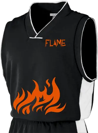  Flame Adult Reversible Speedway Muscle Criminology Jersey Design Basketball Png Flaming Basketball Png