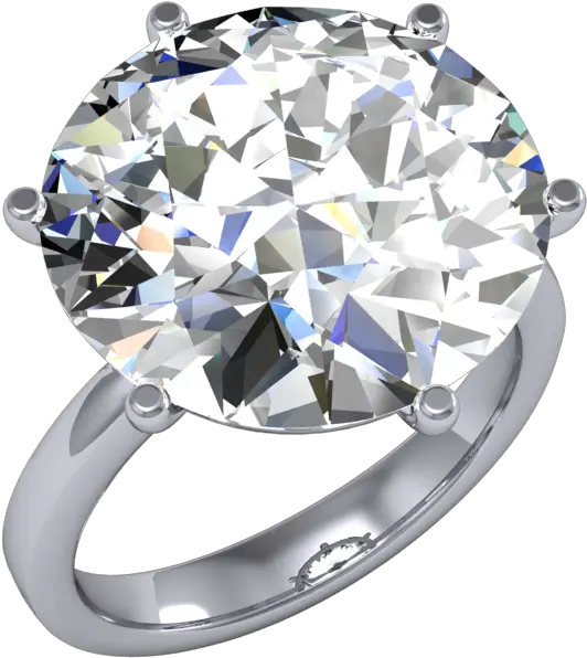  Simple Bands Round Huge Diamond Wedding Solid Png Wedding Rings Png