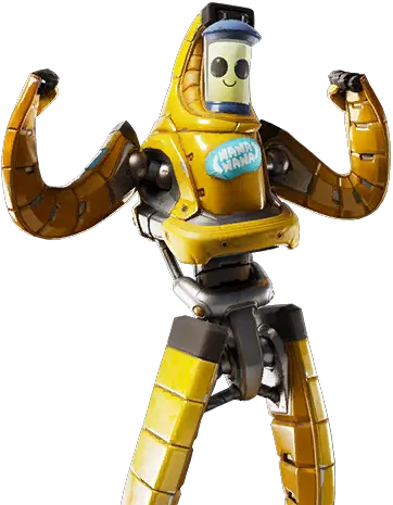  New Peely Skin Leaked For Fortnite Battle Royale Traveller Robot Banana Skin Fortnite Png Fortnite New Png