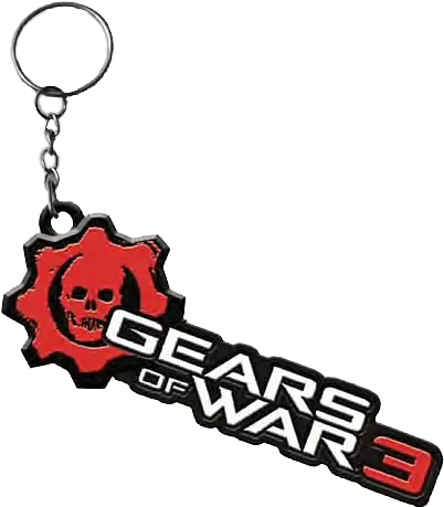  Gears Of War 3 Logo Metal Keychain Ikon Collectables Gears Of War 3 Png Gears Of War 5 Logo