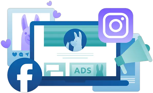  Full Service Digital Marketing U0026 Lead Generation Agency Facebook And Instagram Ads Illustration Png Social Media Advertising Icon