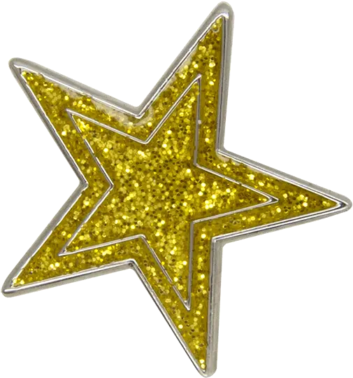  Glitter Star Pin Portable Network Graphics Png Gold Glitter Star Png