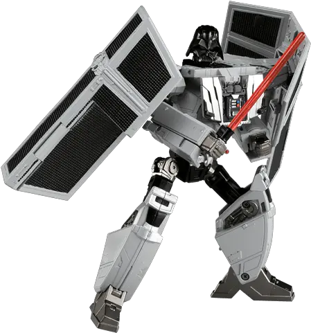  Takara Star Wars Powered By Transformers Darth Vader Tie Advanced Fighter Star Wars Tie Advanced Png Tie Fighters Png