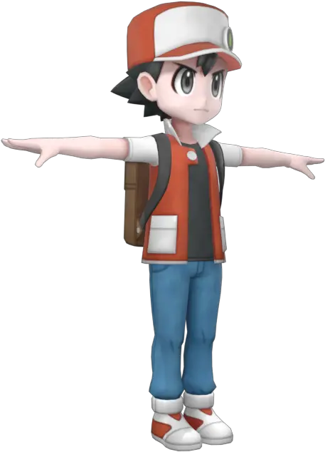  Lets Go Standing Png Pokemon Red Png