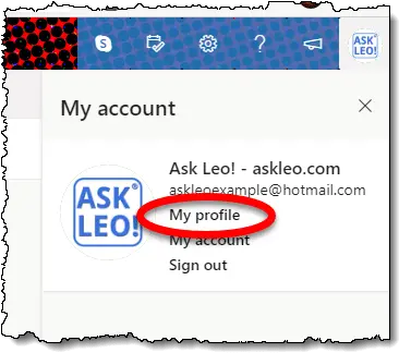  How Do I Correct My Microsoft Account Outlookcom Time Dot Png Windows Profile Icon