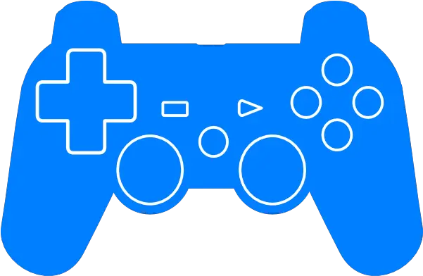  Play Station Controller Silhouette Clip Art Ps4 Controller Logo Blue Png Controller Png