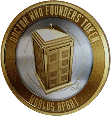  Doctor Who Worlds Apart Founders Token Png British Icon Dalek