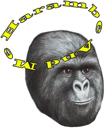  Harambe And Me Monkey Png Harambe Png