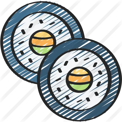  Sushi Free Food Icons Circle Png Sushi Transparent