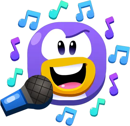  Download Hd Singer Decal Sneak Peek Emojis Club Penguin Royal Emoji Club Penguin Island Png Png Emojis