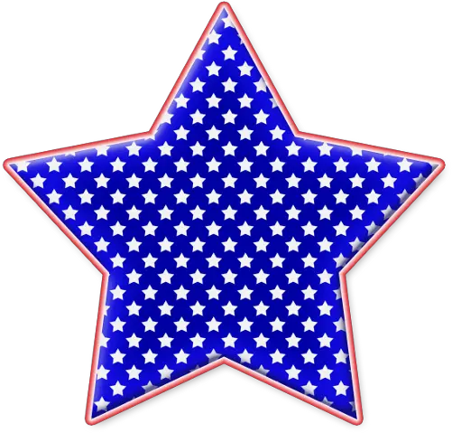  Star Light Effect Png Free Vector Psd File Clip Art Library Blue Red White Star Clip Art Star Effect Png