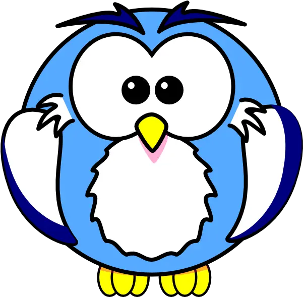  Download Hd Original Png Clip Art File Pale Blue Owl Svg Owl Grey Clip Art Cute Owl Png