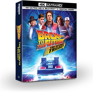  Back To The Trilogy Back To The Future Bluray 4k Png Back To The Future Logo Transparent