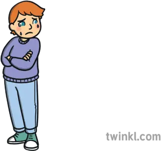  Crying Boy Standing Sad Upset Emotion Ks1 Open Eyes Cartoon Girl Catching A Ball Png Sad Eyes Png