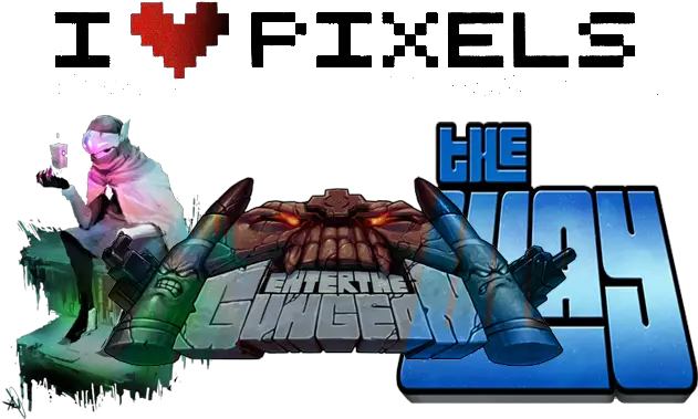  Download Hd Enter The Gungeon Hyper Light Drifter Player 1 Enter The Gungeon White Transparent Logo Png Enter The Gungeon Logo