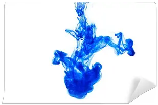  Blue Ink Drop Wall Mural U2022 Pixers We Live To Change Ink Dissolving In Water Png Ink Drop Png