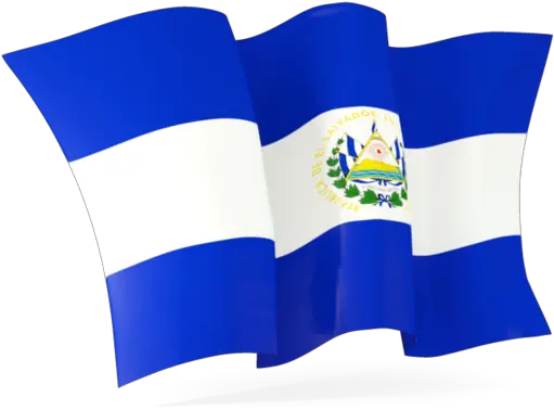  Waving Flag El Salvador Flag Waving Png El Salvador Flag Png