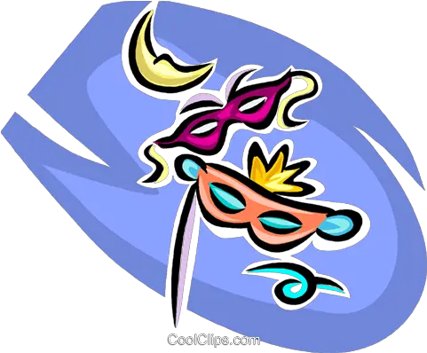  Mardi Gras Masks Royalty Free Vector Clip Art Illustration Mascara De Carnaval Png Mardi Gras Mask Png