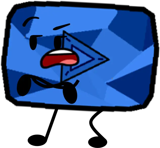  Download Emerald Play Button But Its Sapphire Pose Youtube Sapphire Play Button Png Youtube Play Button Png Transparent