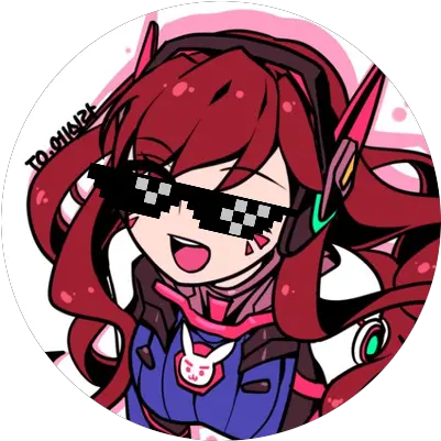  Bootleg Dva Gayborealis Twitter Fictional Character Png Overwatch Headshot Icon