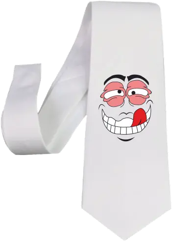  Tie With Printing Crazy Face Necktie Png Crazy Face Png