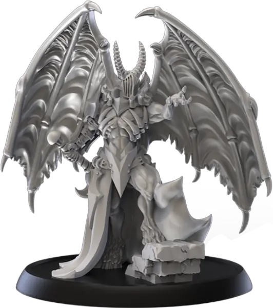  Demon Lord Of Horror Statue Png Demon Wings Png