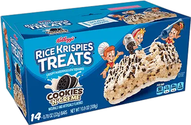  Kelloggu0027s Rice Krispies Treats Cookies U0027n Creme Cookies And Cream Rice Krispie Treats Png Cookies And Cream Png