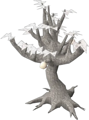  White Tree Runescape Wiki Fandom Origami Png Black And White Tree Png