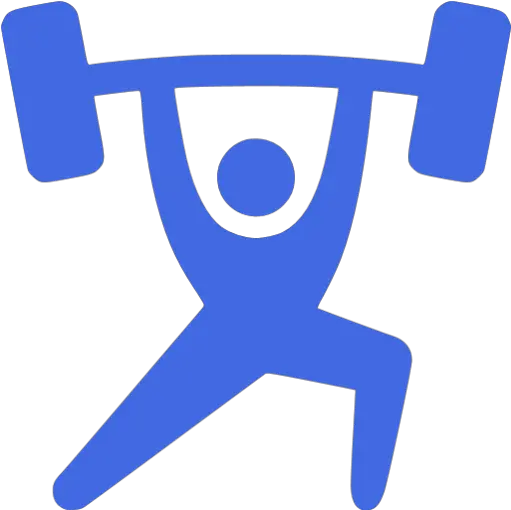  Royal Blue Weightlift Icon Free Royal Blue Weight Icons Weightlifting Icon Png Weight Icon