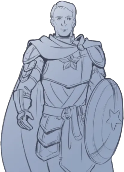  Medieval Fantasy Au Steve Rogers Illustration Png Steve Rogers Png