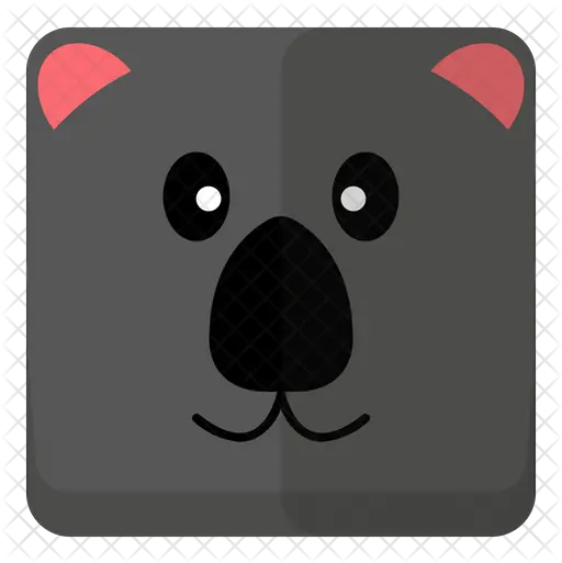  Koala Head Icon Cartoon Png Animal Head Png