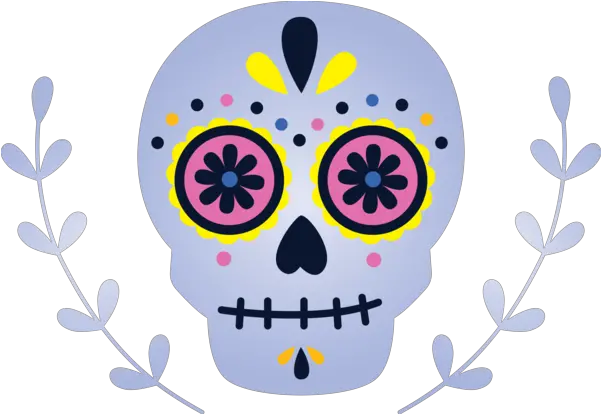  Day Of The Dead Skull Art Visual Arts For Calavera Dia De Muertos Mujer Png Calavera Icon